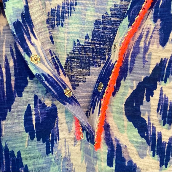 EUC Lilly Pulitzer Kalissa Cotton Knit Tunic Skipped A Beach L - Picture 10 of 15